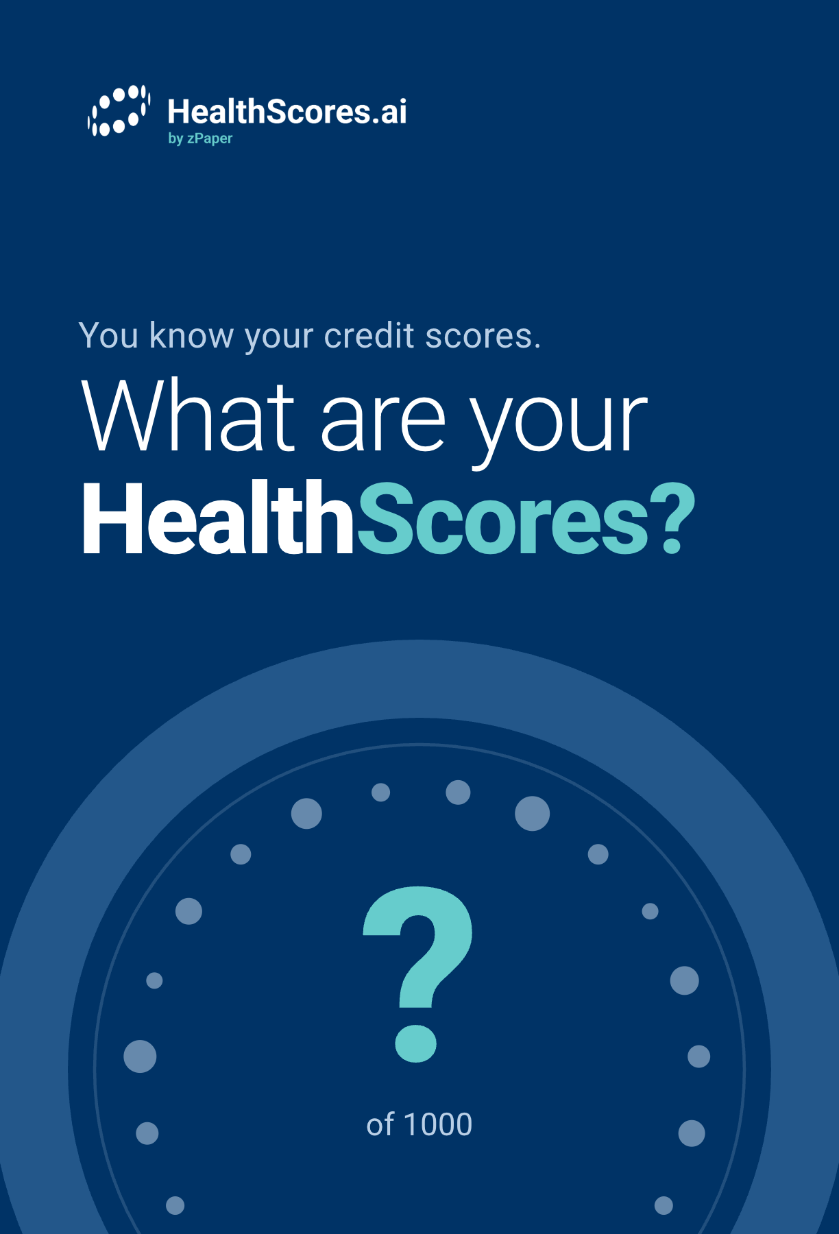 HealthScores.ai Healthcare Advocate Summit activation card front