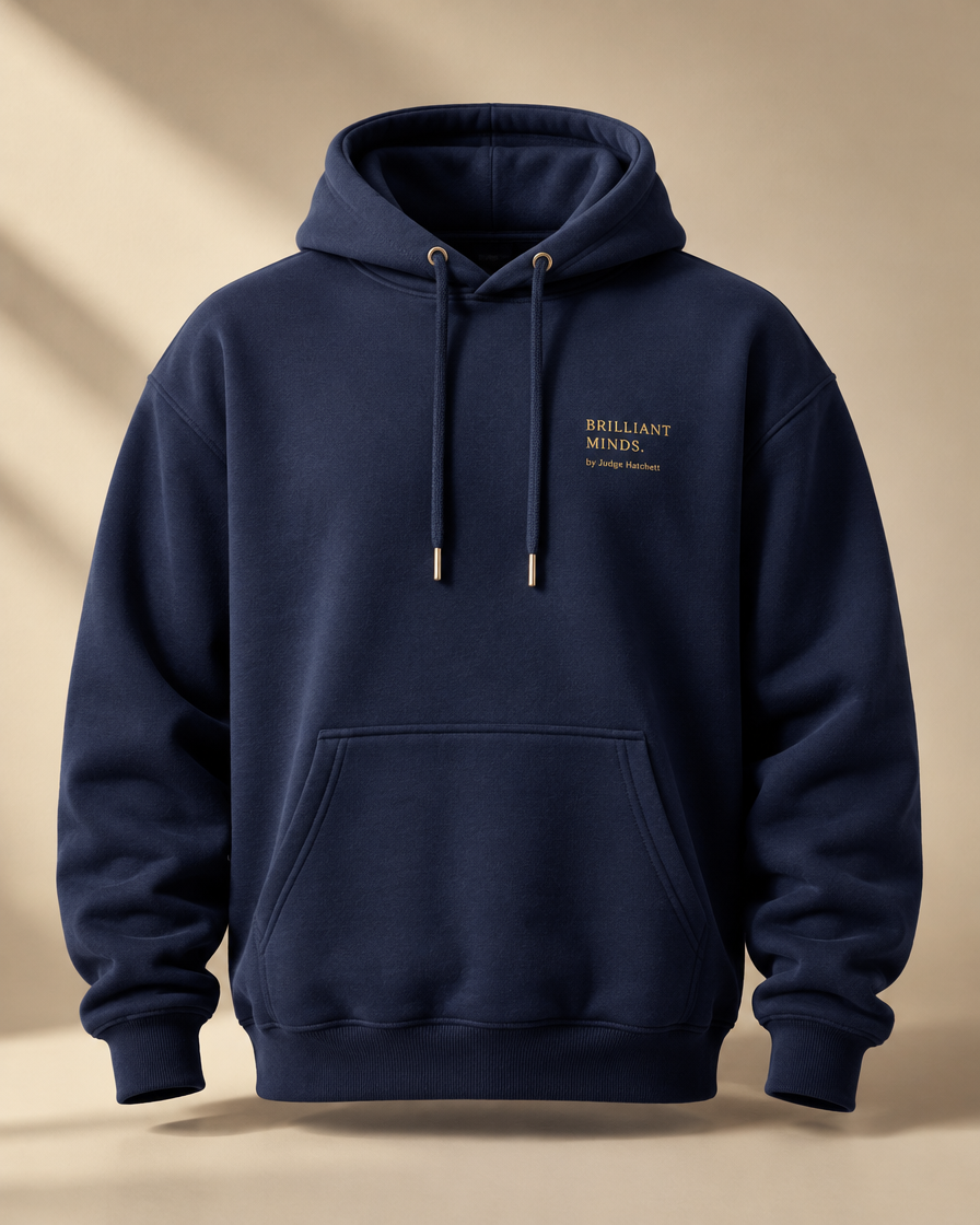 Brilliant Minds hoodie product study