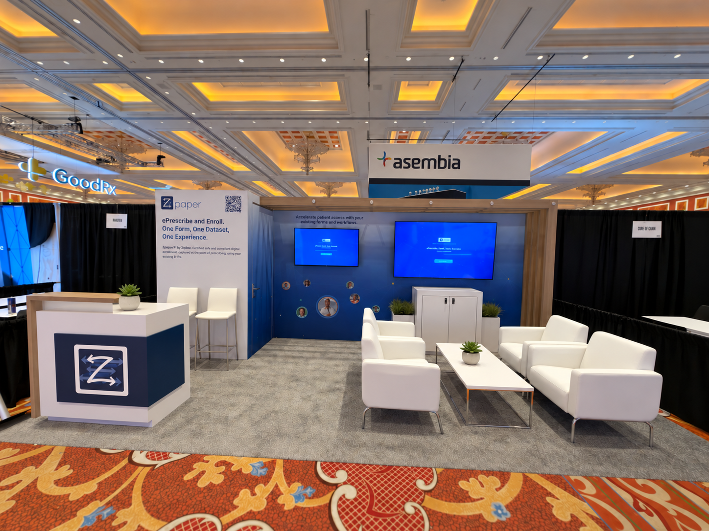 zPaper FastPass booth at this year's Asembia AXS26 event