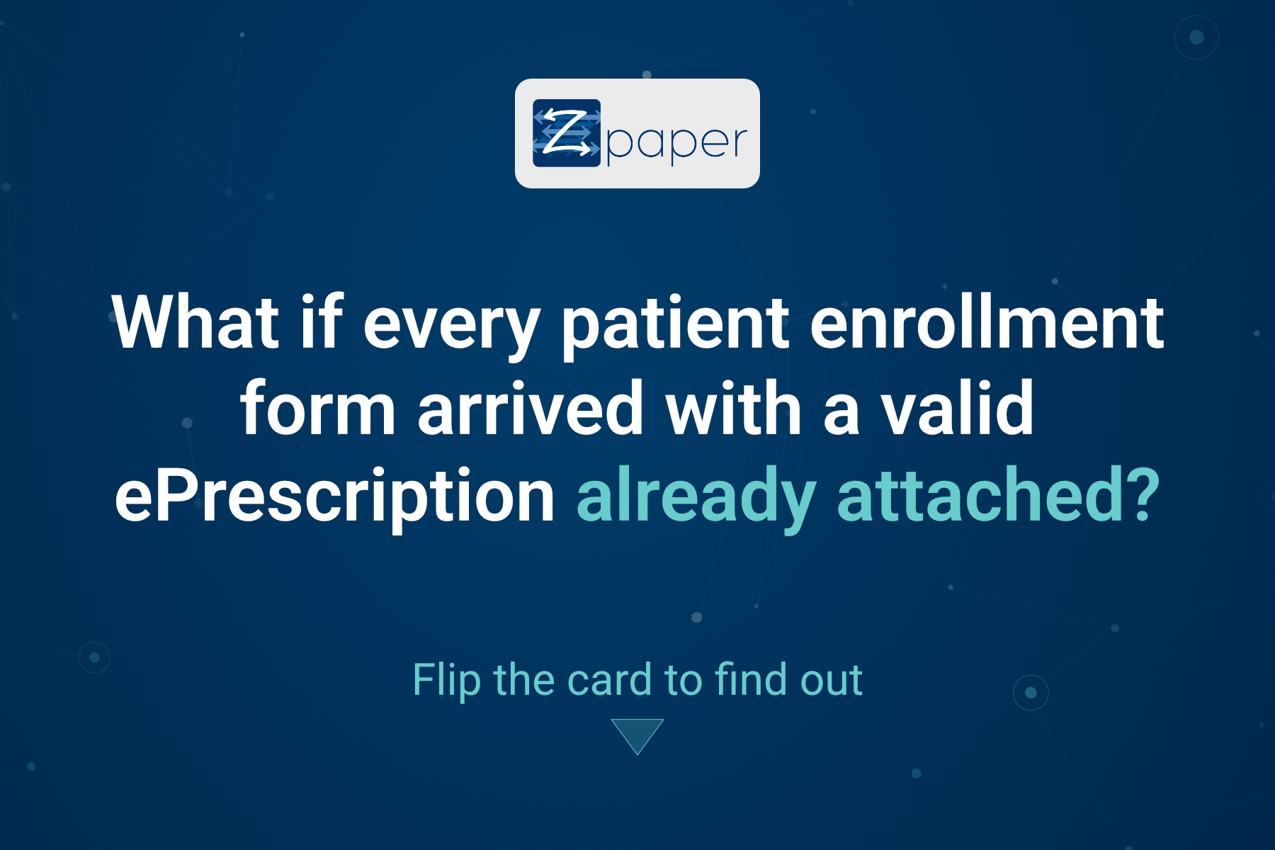 zPaper FastPass enrollment activation card front